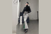 untitlab black heel sneakers AW1212302 PU2